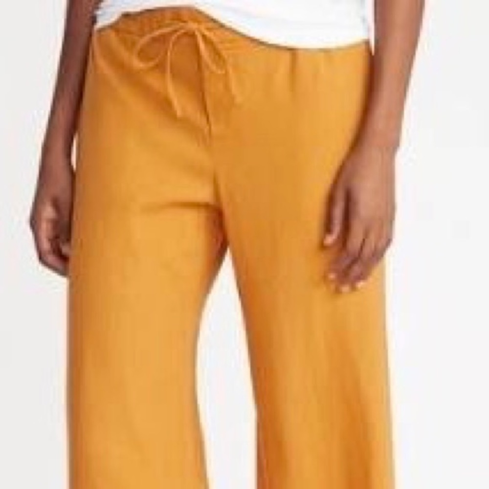 HOLD@rhea_laughlin Boho Wide-Leg Linen Blend Pants - Picture 6 of 6